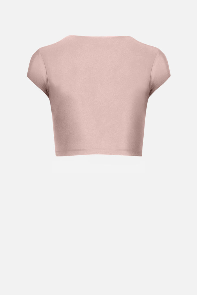 The Crop Cap Silhouette - Pink Sand