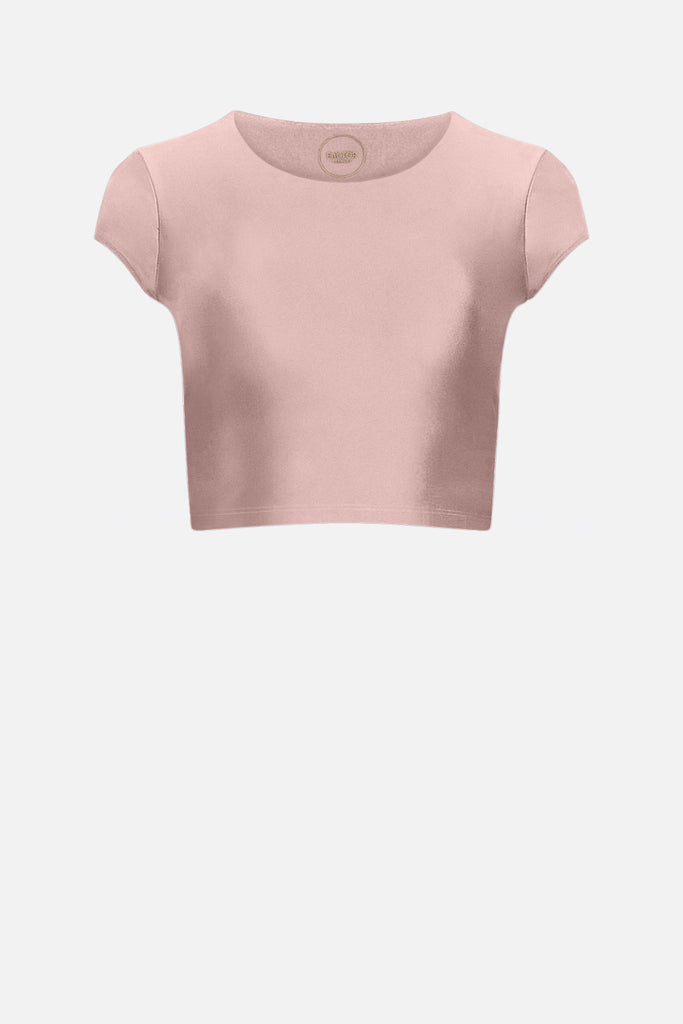 The Crop Cap Silhouette - Pink Sand