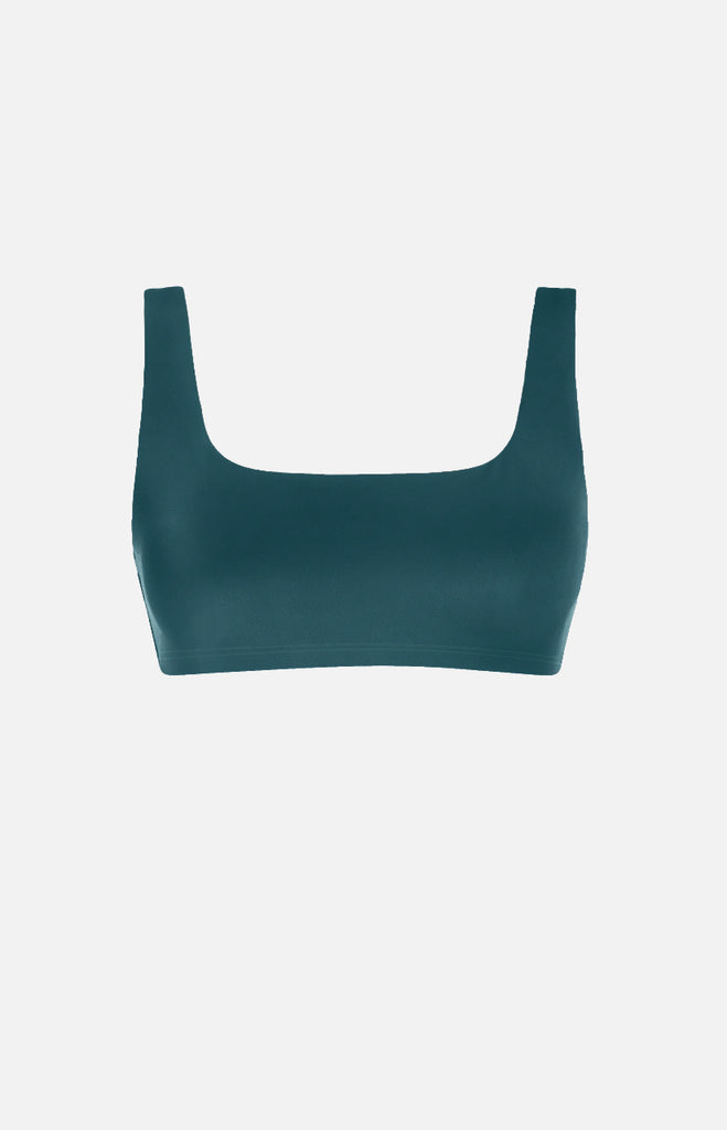 The Square Bikini Silhouette - Palm Green