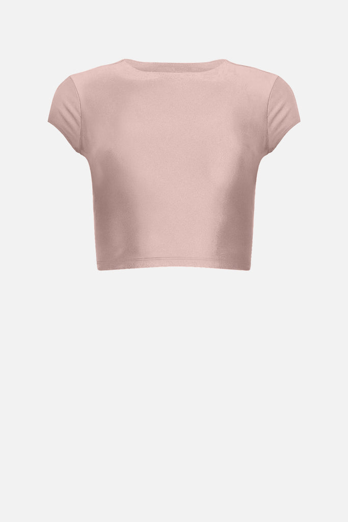 The Crop Cap Silhouette - Pink Sand