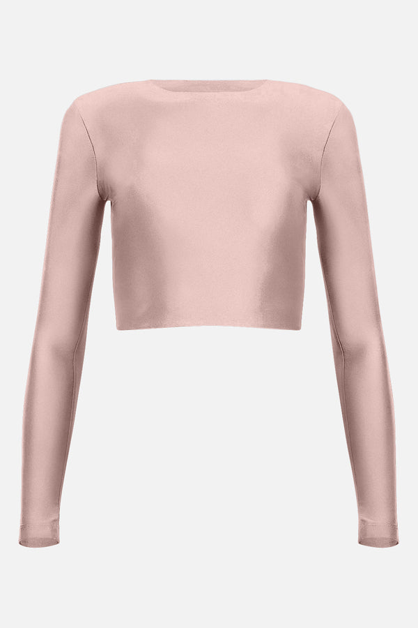 The Crop Crew Silhouette - Pink Sand