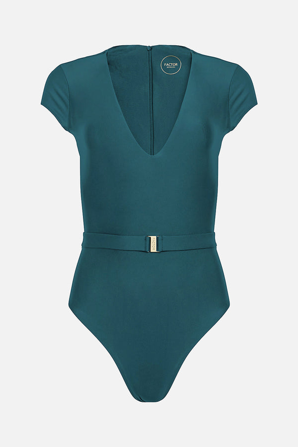 The Plunge Silhouette - Palm Green